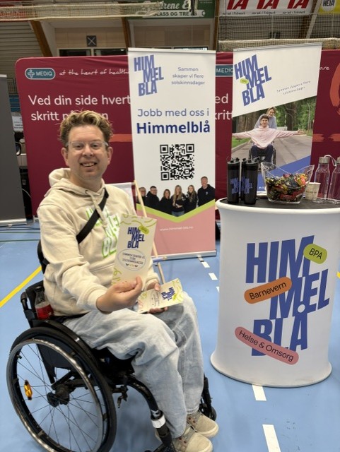 Erik på hjelpemiddelmesse